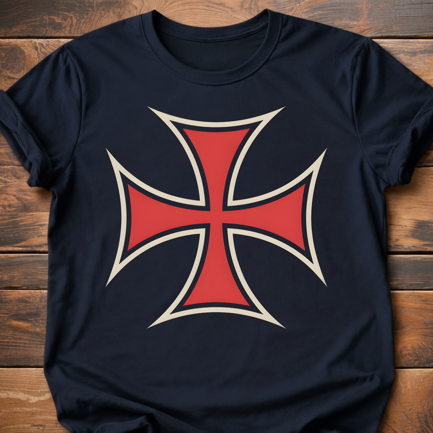 Templar Cross Graphic T-Shirt