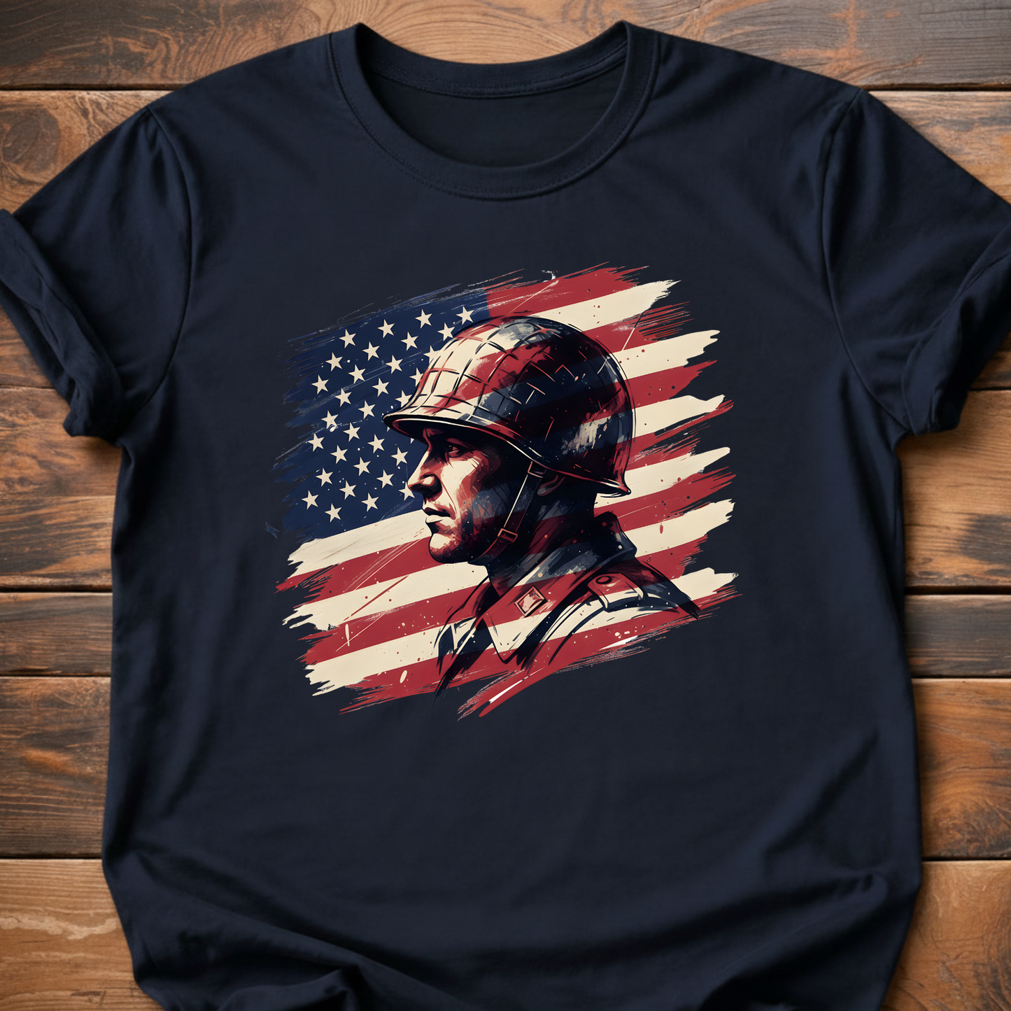 WWII US Soldier Flag T-Shirt