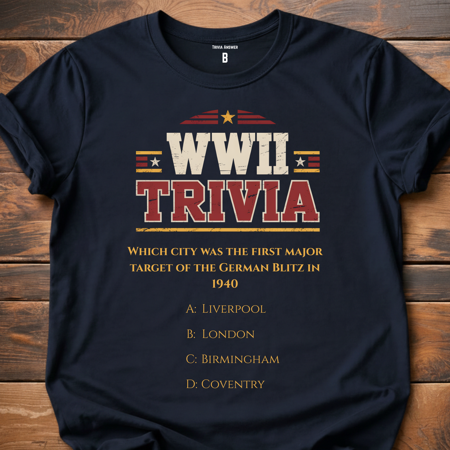 WWII Blitz TriviaT-Shirt