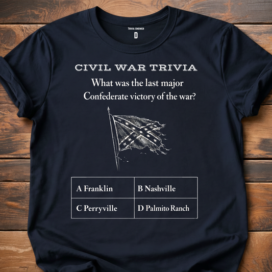 Civil War Trivia Confederate Victory T-Shirt