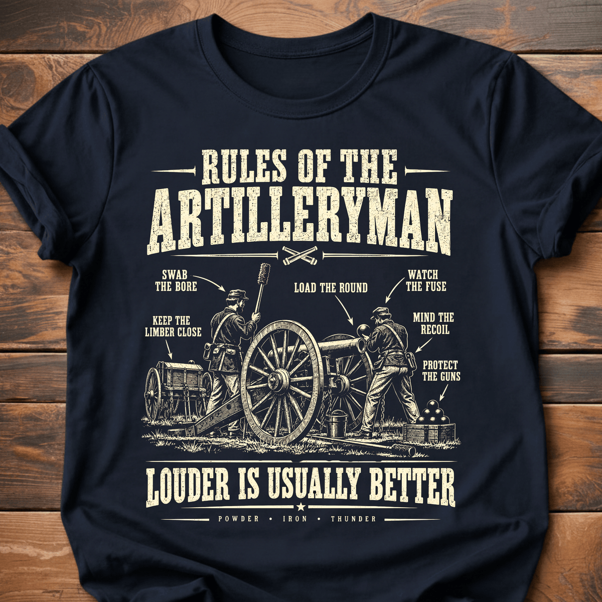 Rules of the Artilleryman T-Shirt