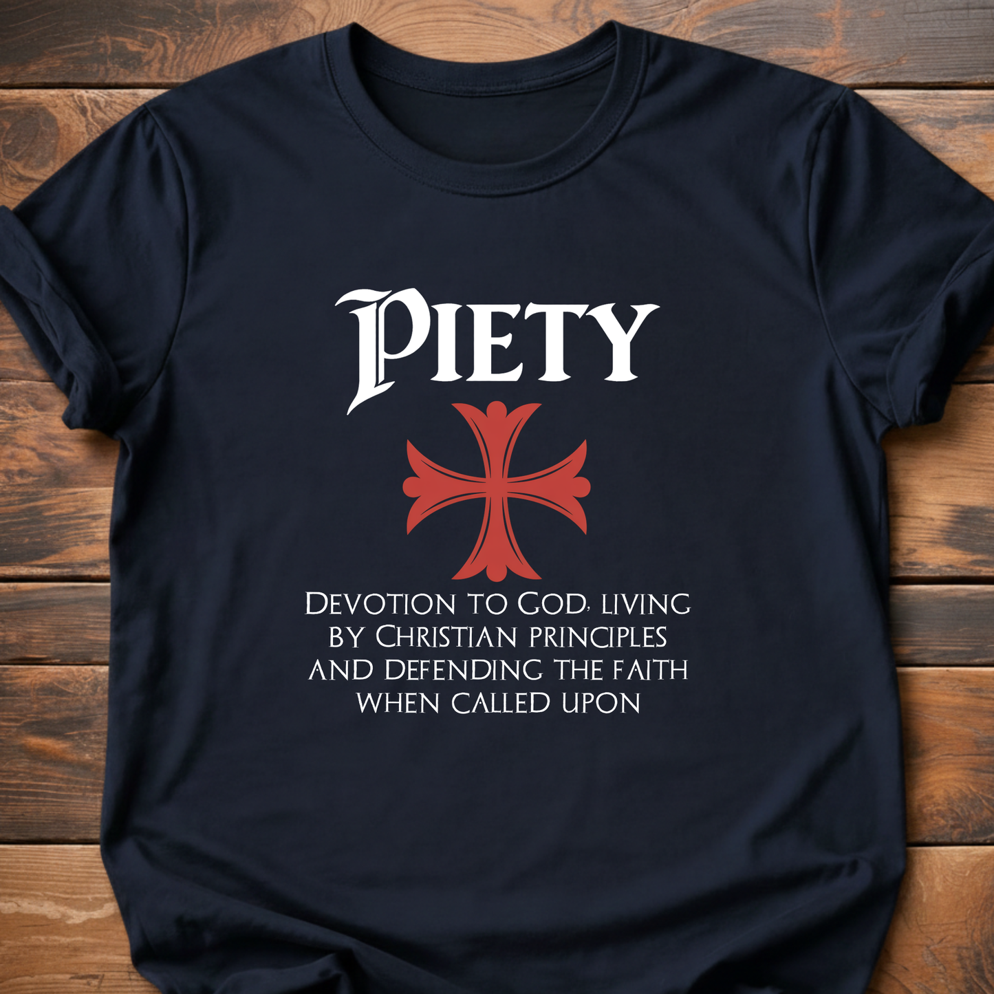 Virtues of Chivalry Piety T-Shirt