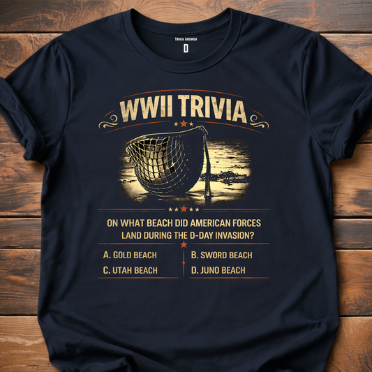 WWII Trivia D-Day T-Shirt