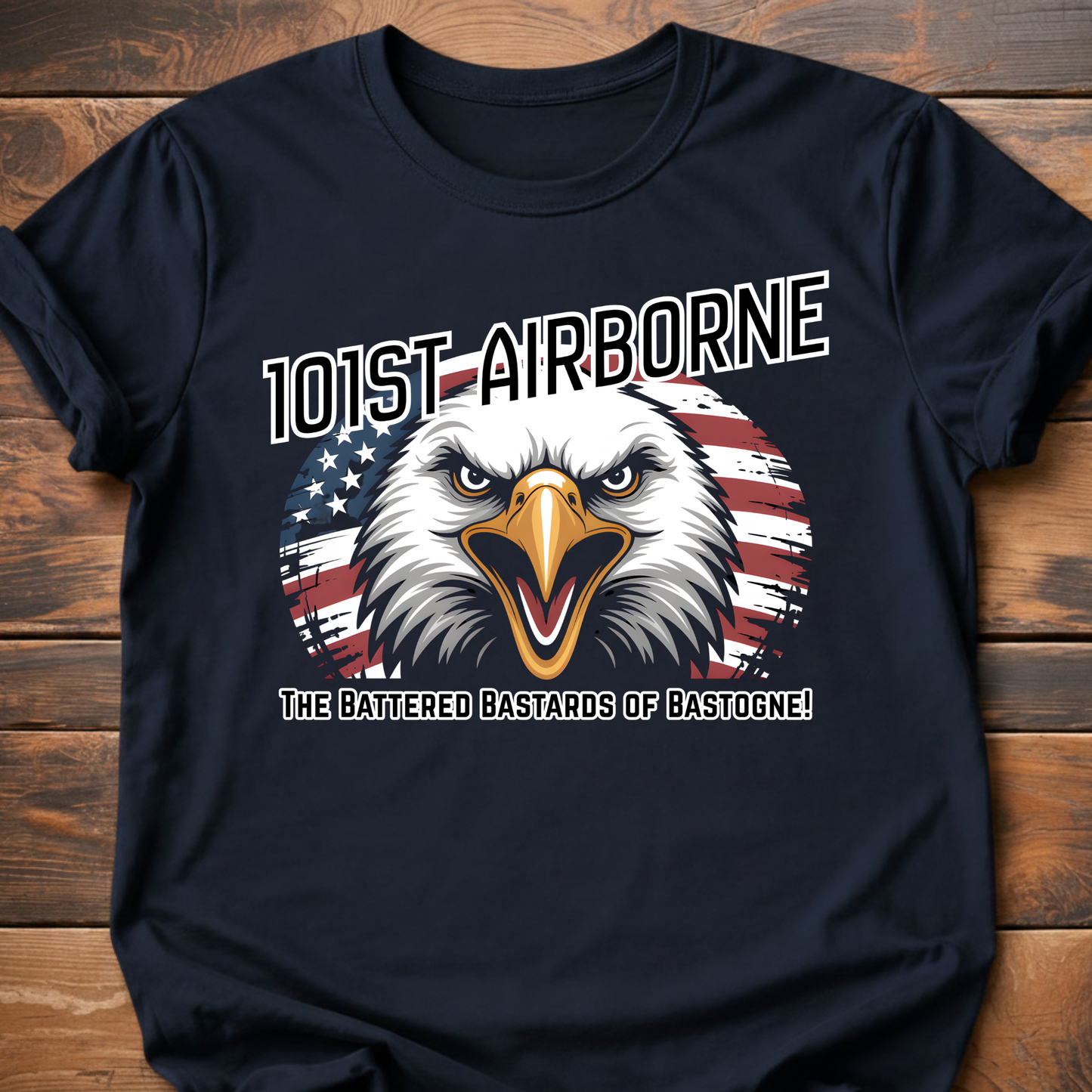 101st Airborne Bastogne Eagle T-Shirt