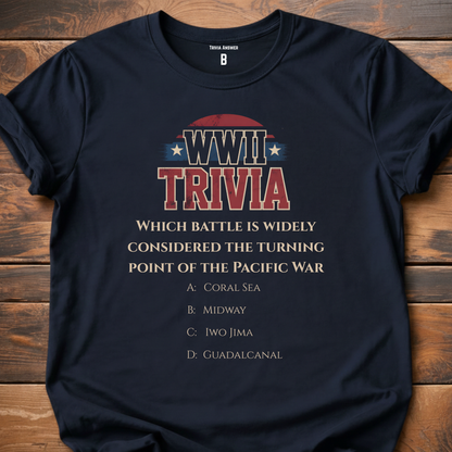 Pacific War Turning Point Trivia T-Shirt