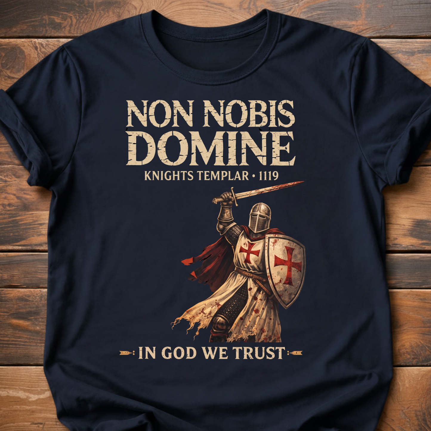 Templar In God We Trust T-Shirt