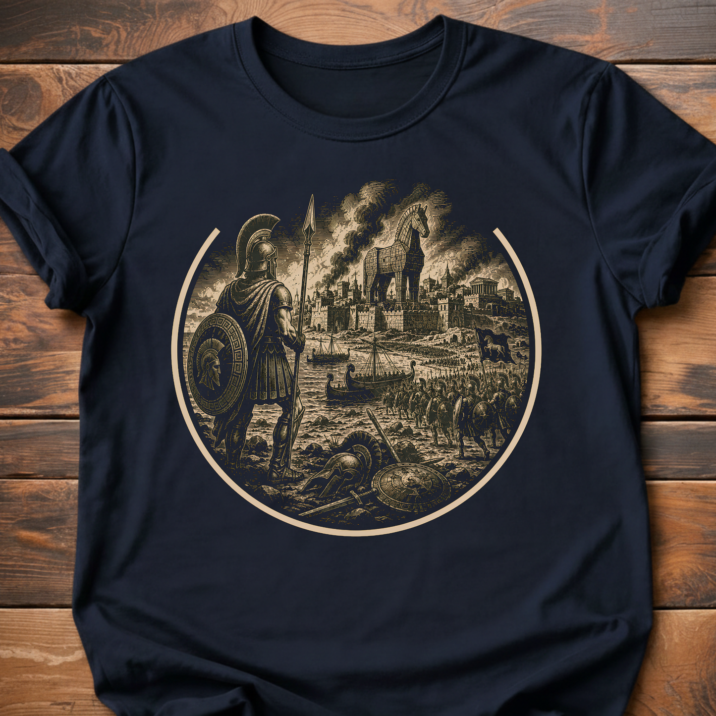 Fields of Valor Trojan War T-Shirt