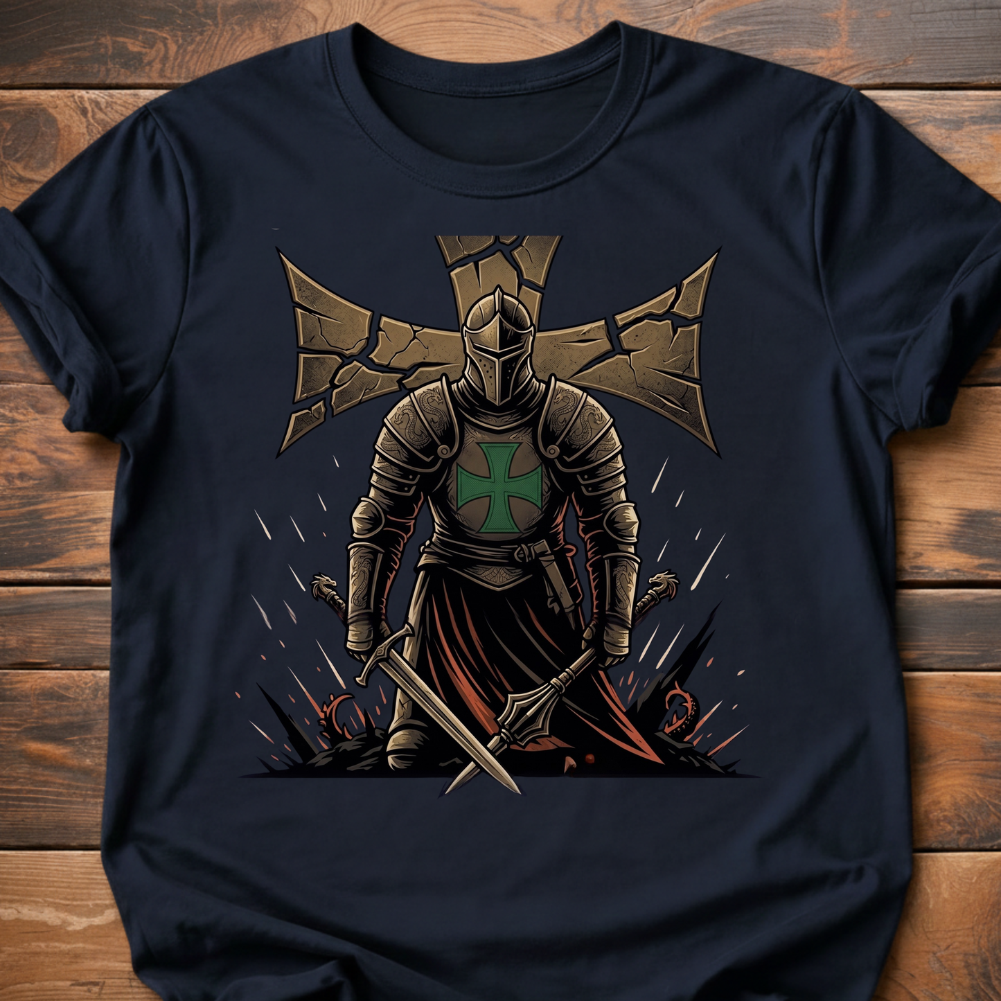 Templar Knight Graphic T-Shirt