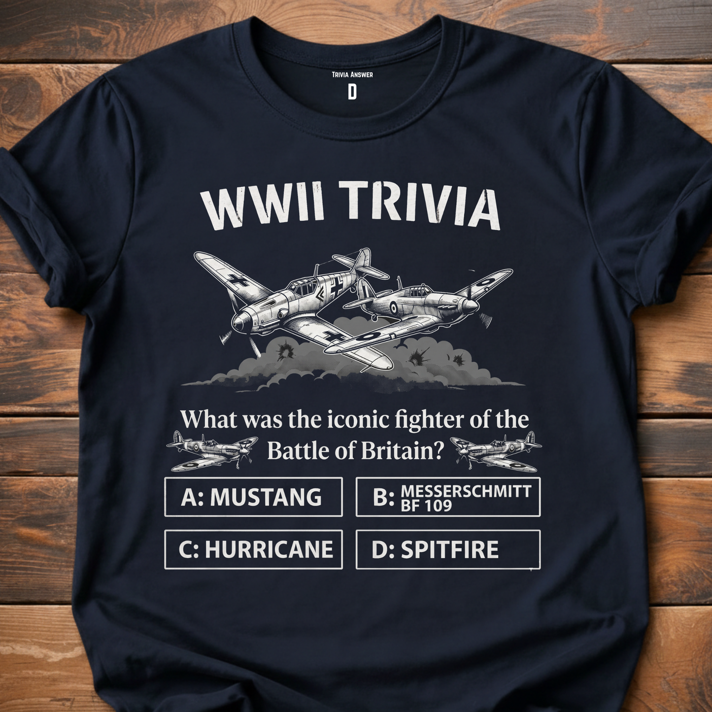 WW2 Triva Battle of Brittain T-Shirt