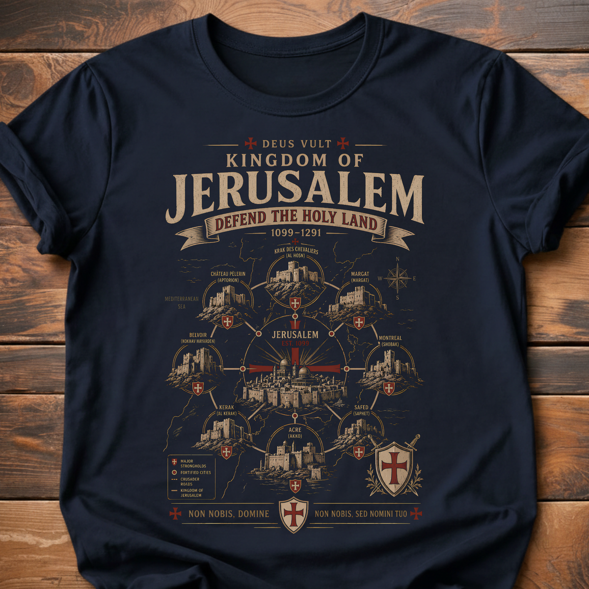 Kingdom Of Jerusalem T-Shirt