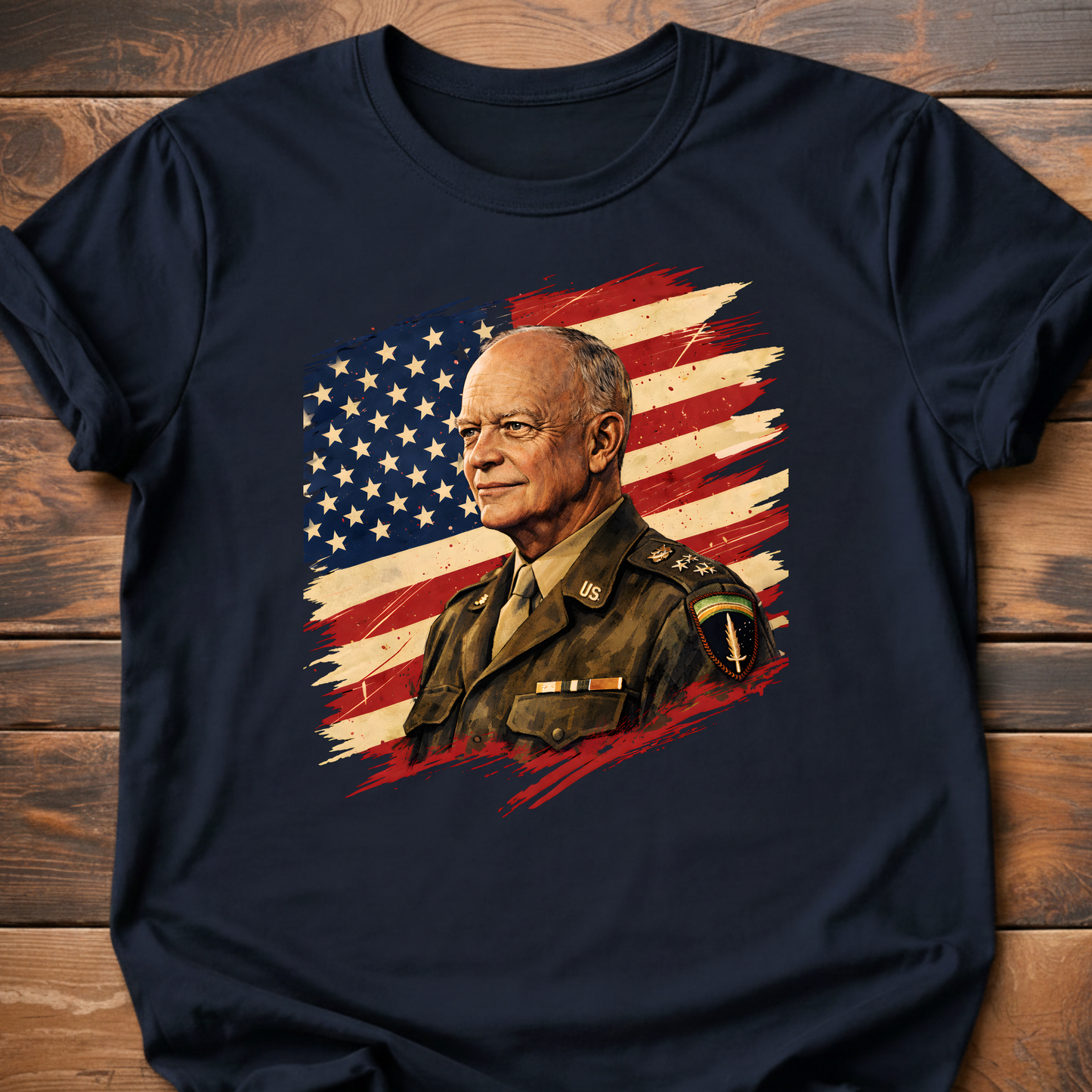 General Eisenhower Flag T-Shirt