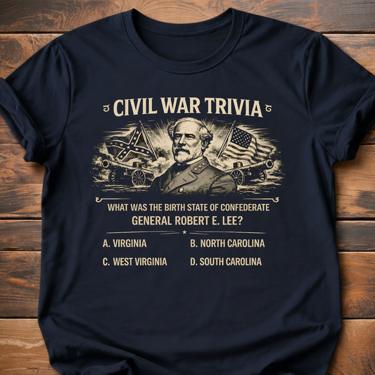 Civil War Trivia Robert E Lee T-Shirt