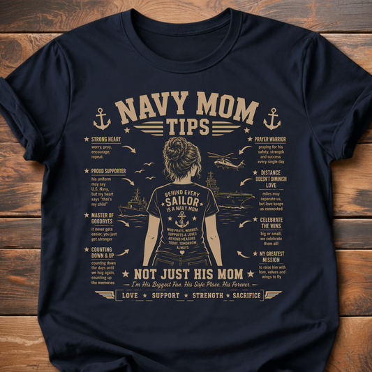 Navy Mom Tips T-Shirt