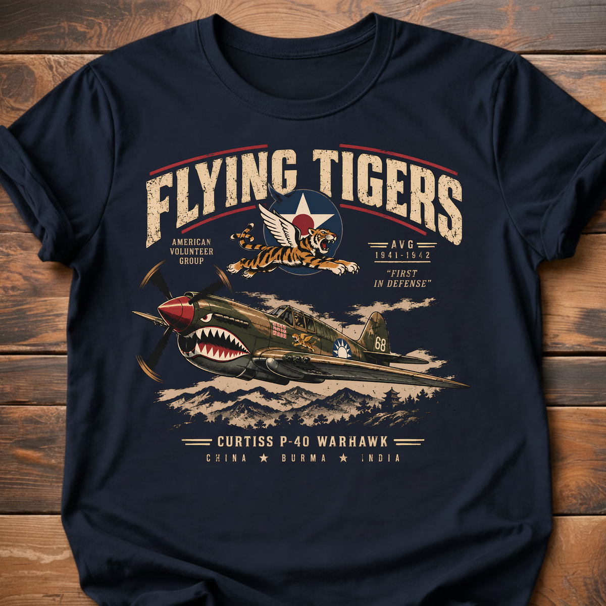 Flying Tigers Graphic T-Shirt