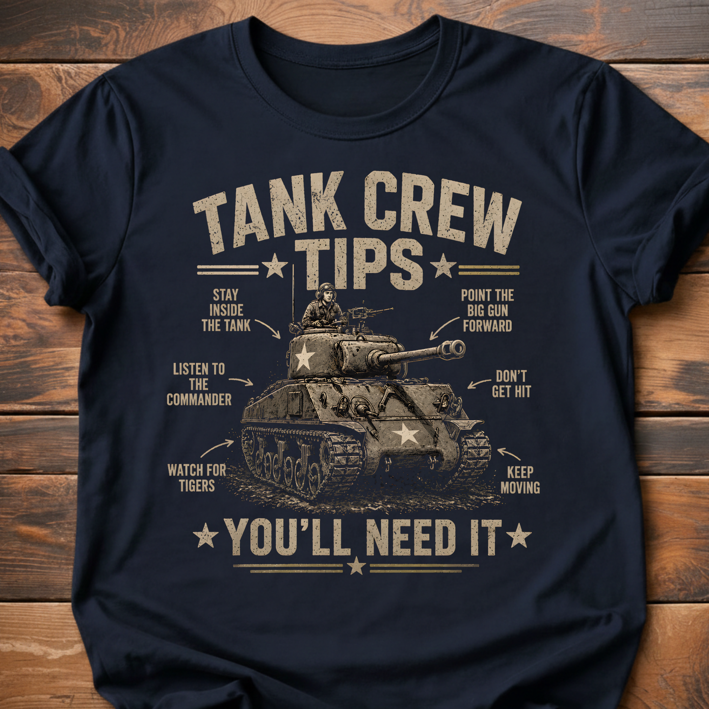 Tank Crew Tips T-Shirt