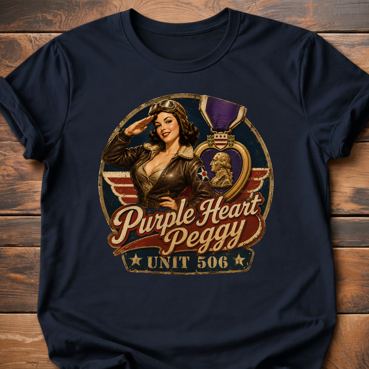 Purple Heart Peggy T-Shirt