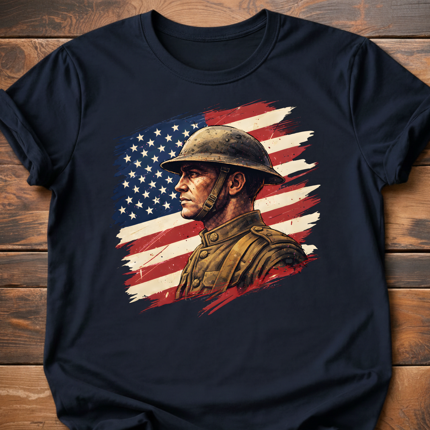 WWI US Soldier Flag T-Shirt