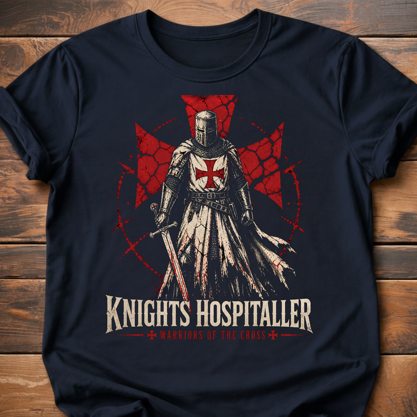 Knights Hospitaller Warriors of the Cross T-Shirt
