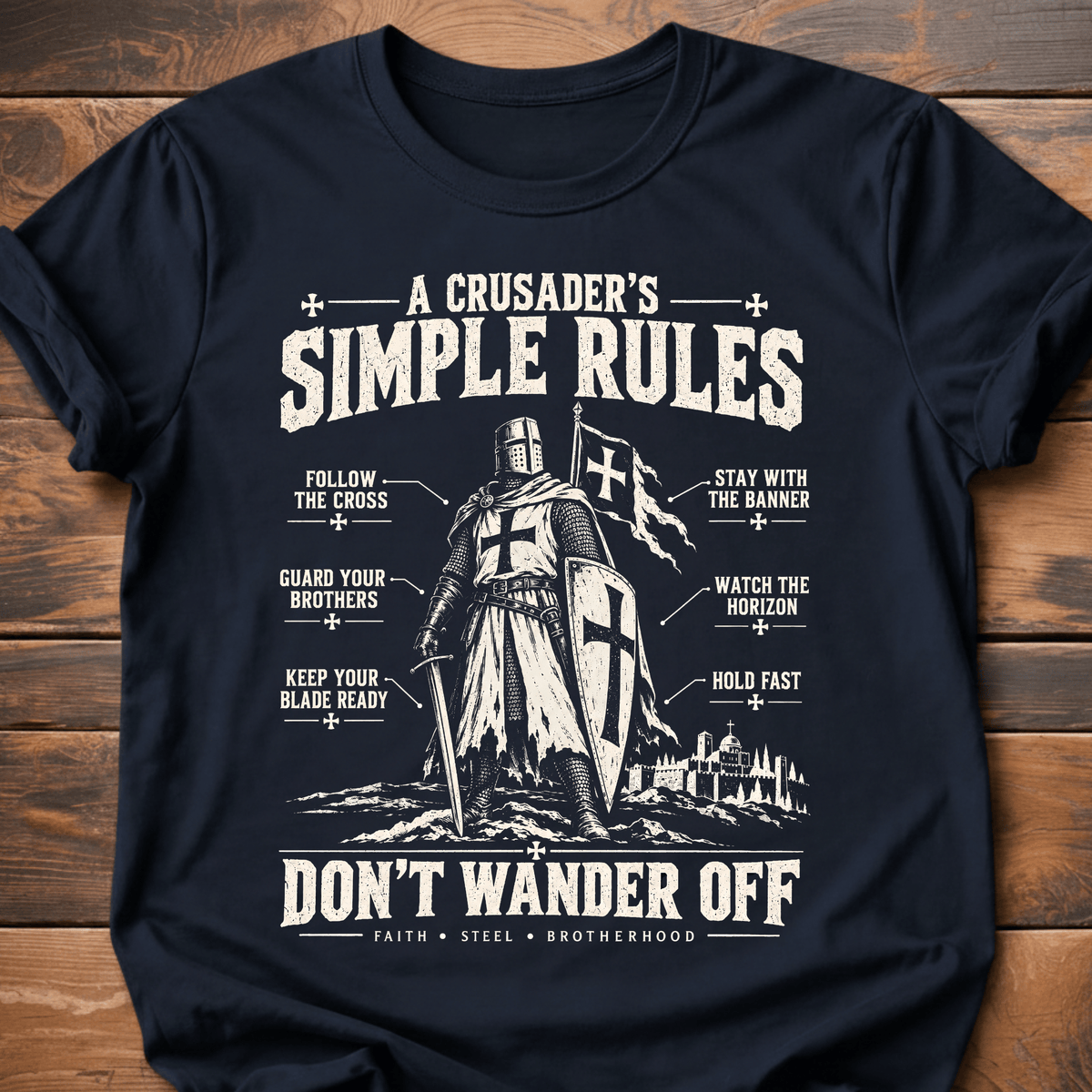 The Crusaders Simple Rules T-Shirt