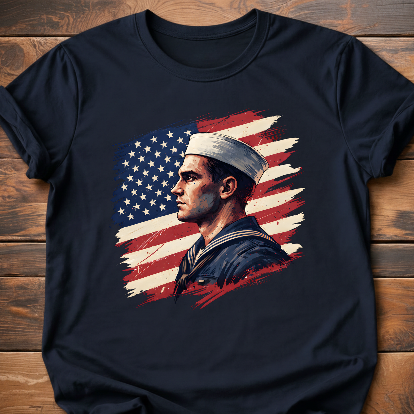 WWII US Sailor Flag T-Shirt