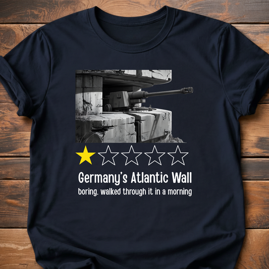 Atlantic Wall Funny T-Shirt