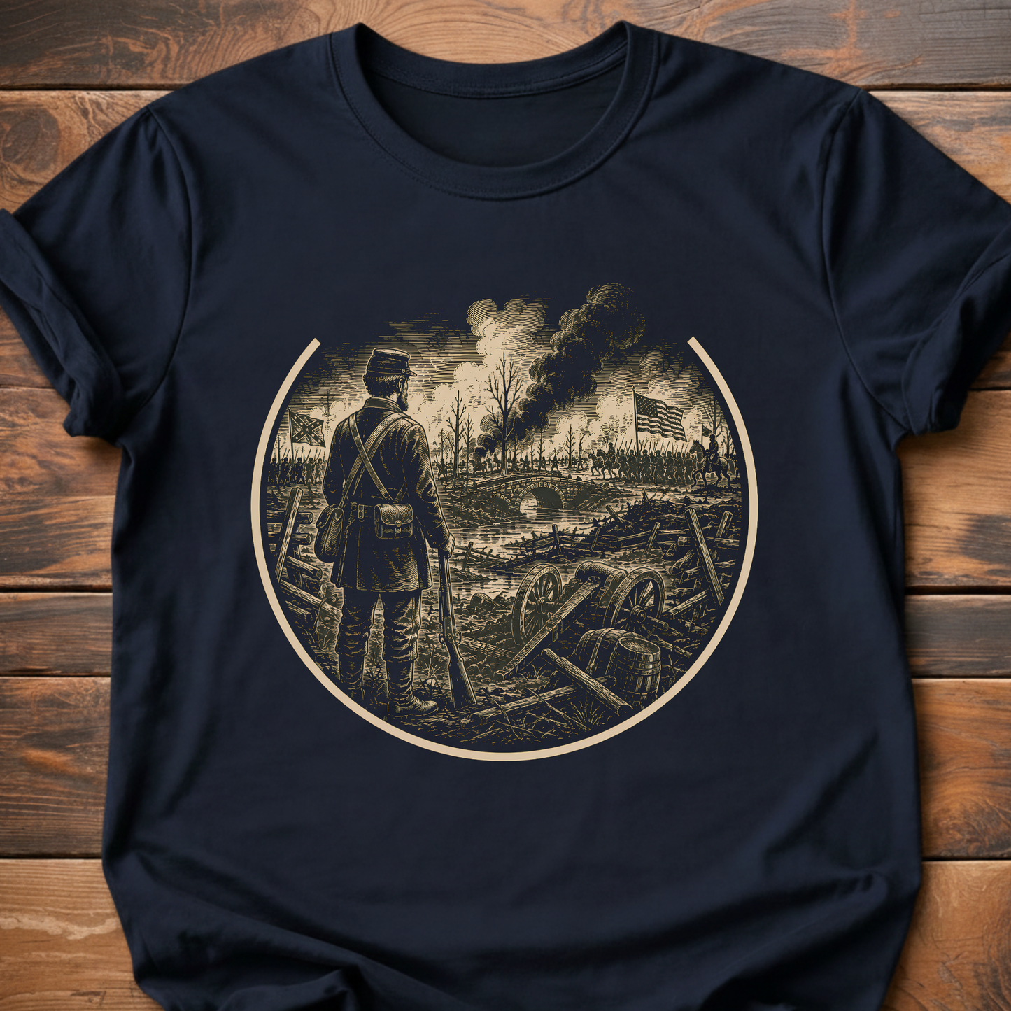 Fields of Valor Civil War T-Shirt