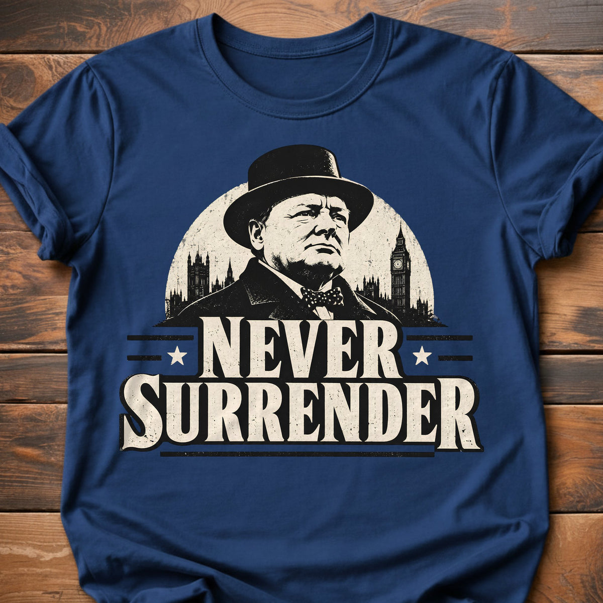 Never Surrender T-Shirt - Royal