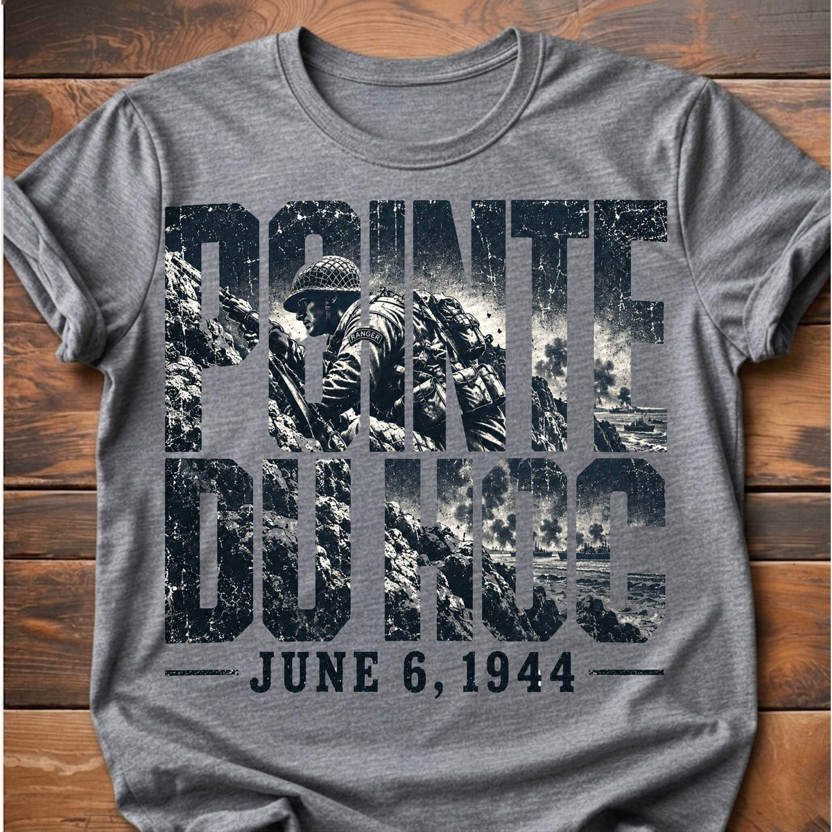 Pointe Du Hoc June 6 T-Shirt