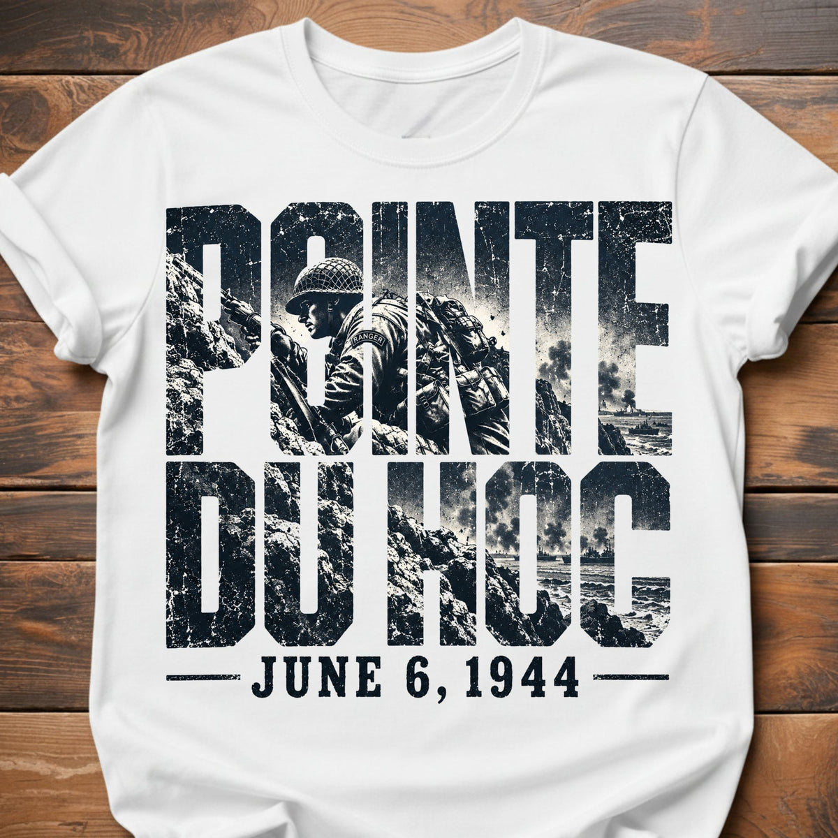 Pointe Du Hoc June 6 T-Shirt