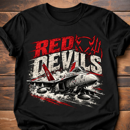 Red Devils graphic t-shirt - Black