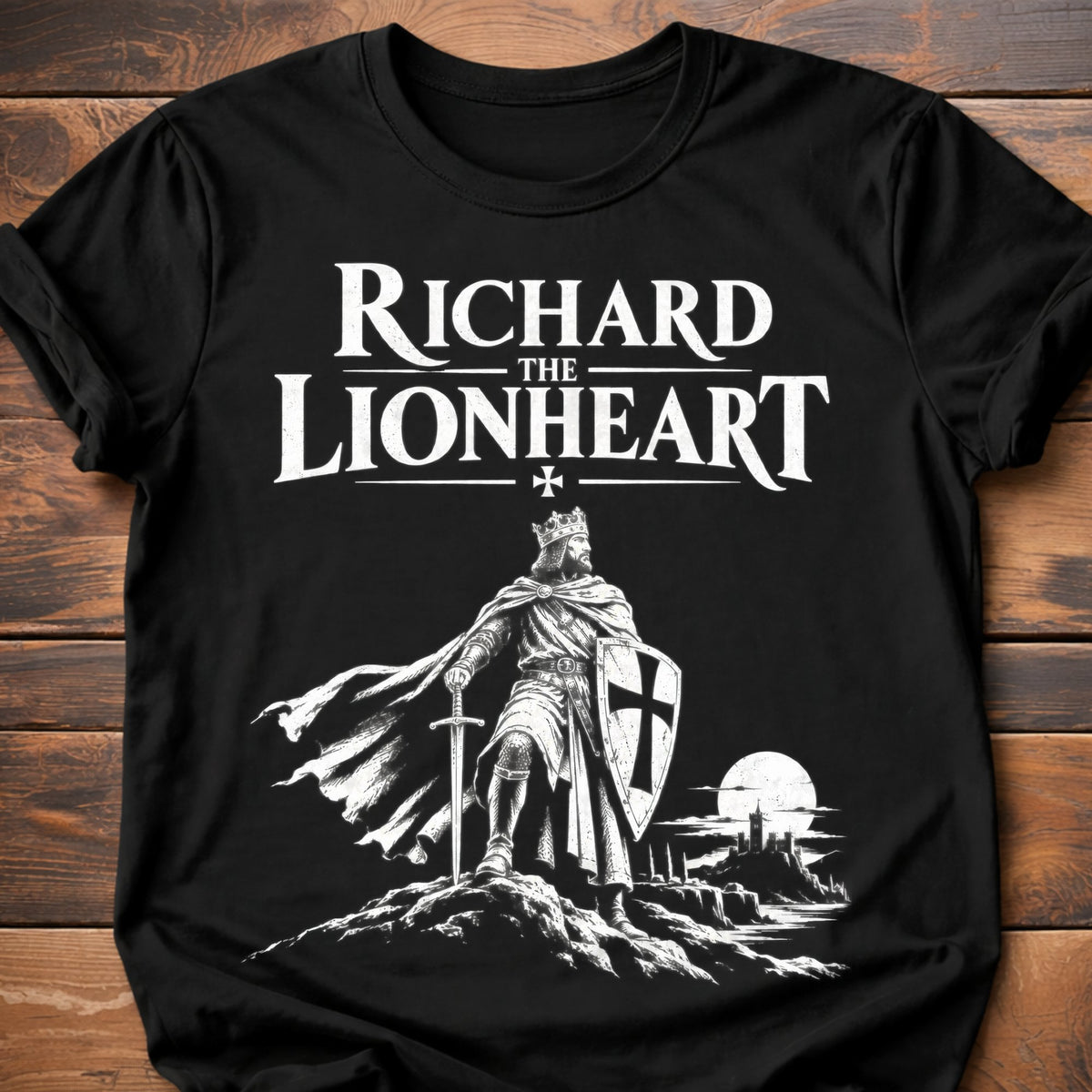 Richard the Lionheart T-Shirt - Black