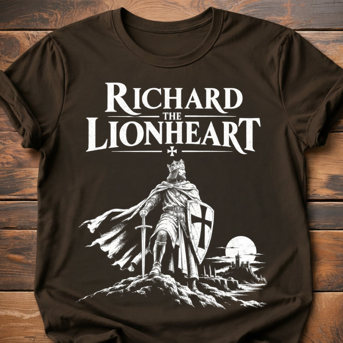 Richard the Lionheart T-Shirt - Dark Chocolate