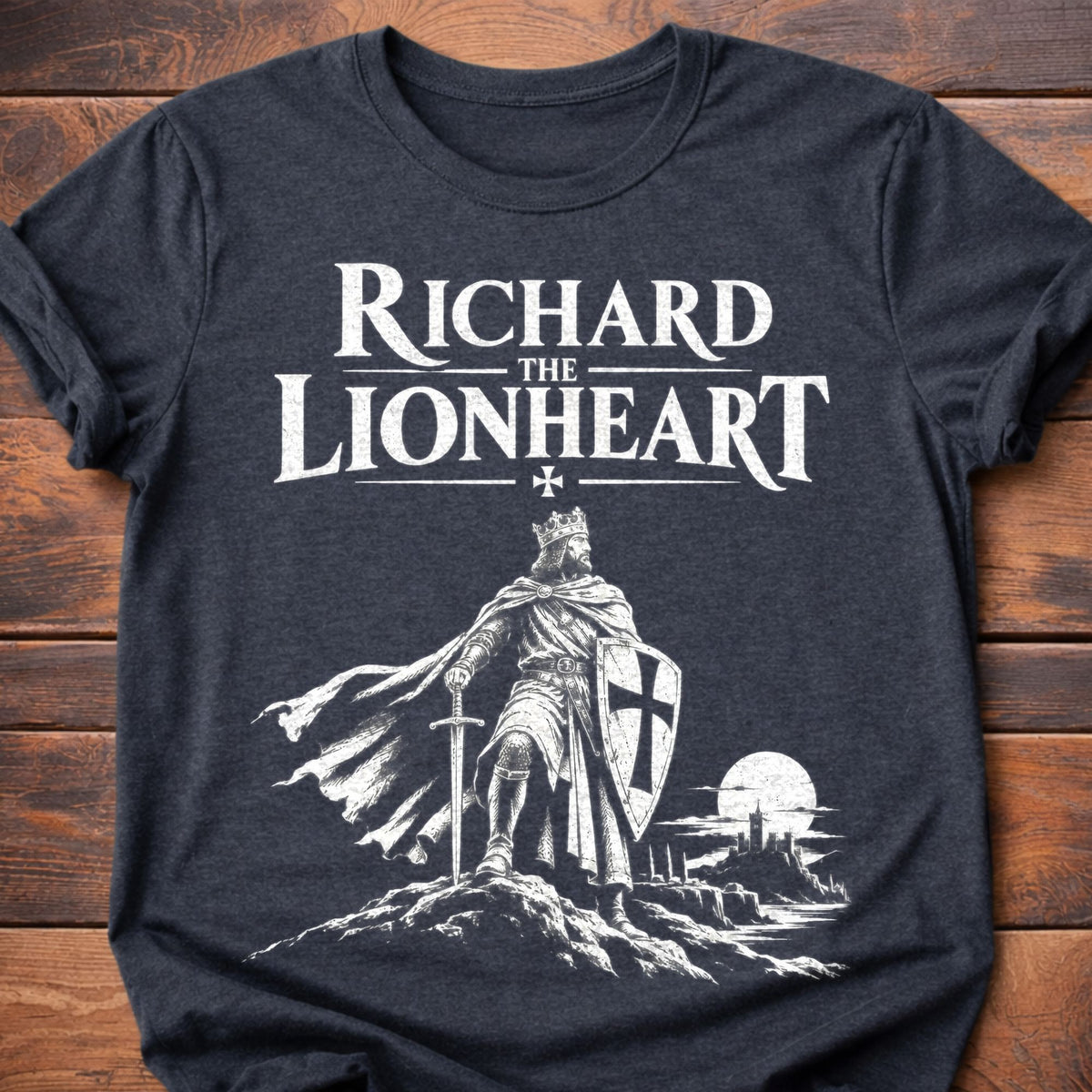 Richard the Lionheart T-Shirt - Dark Heather