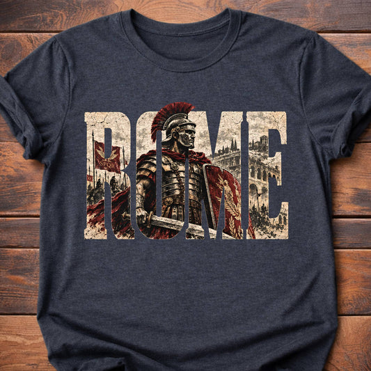 Rome Vintage graphic t-shirt - Dark Heather