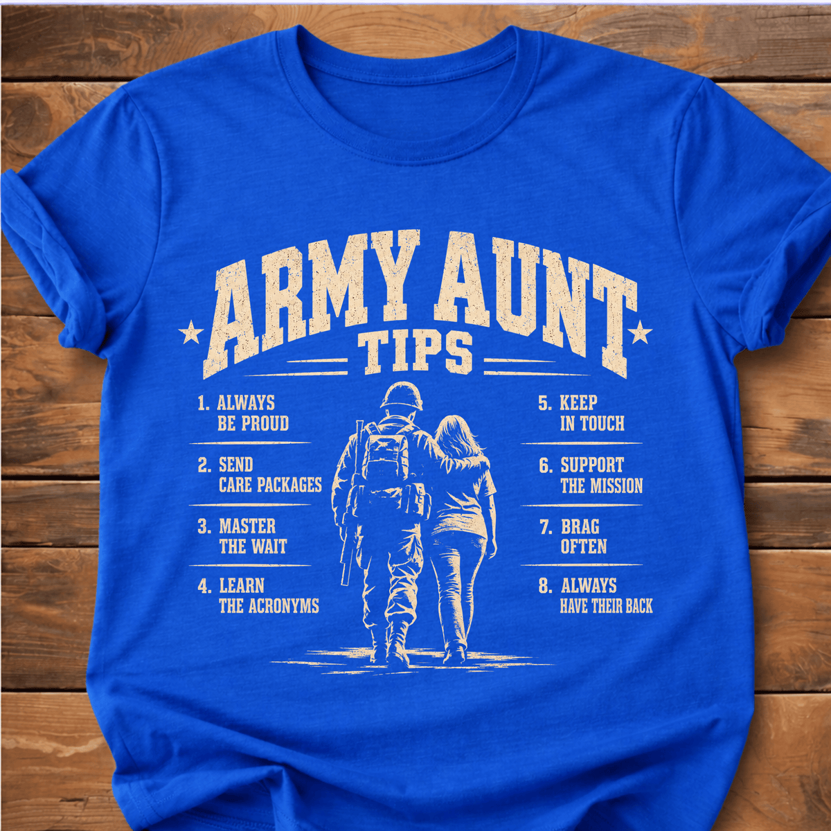 Army Aunt Tips T-Shirt