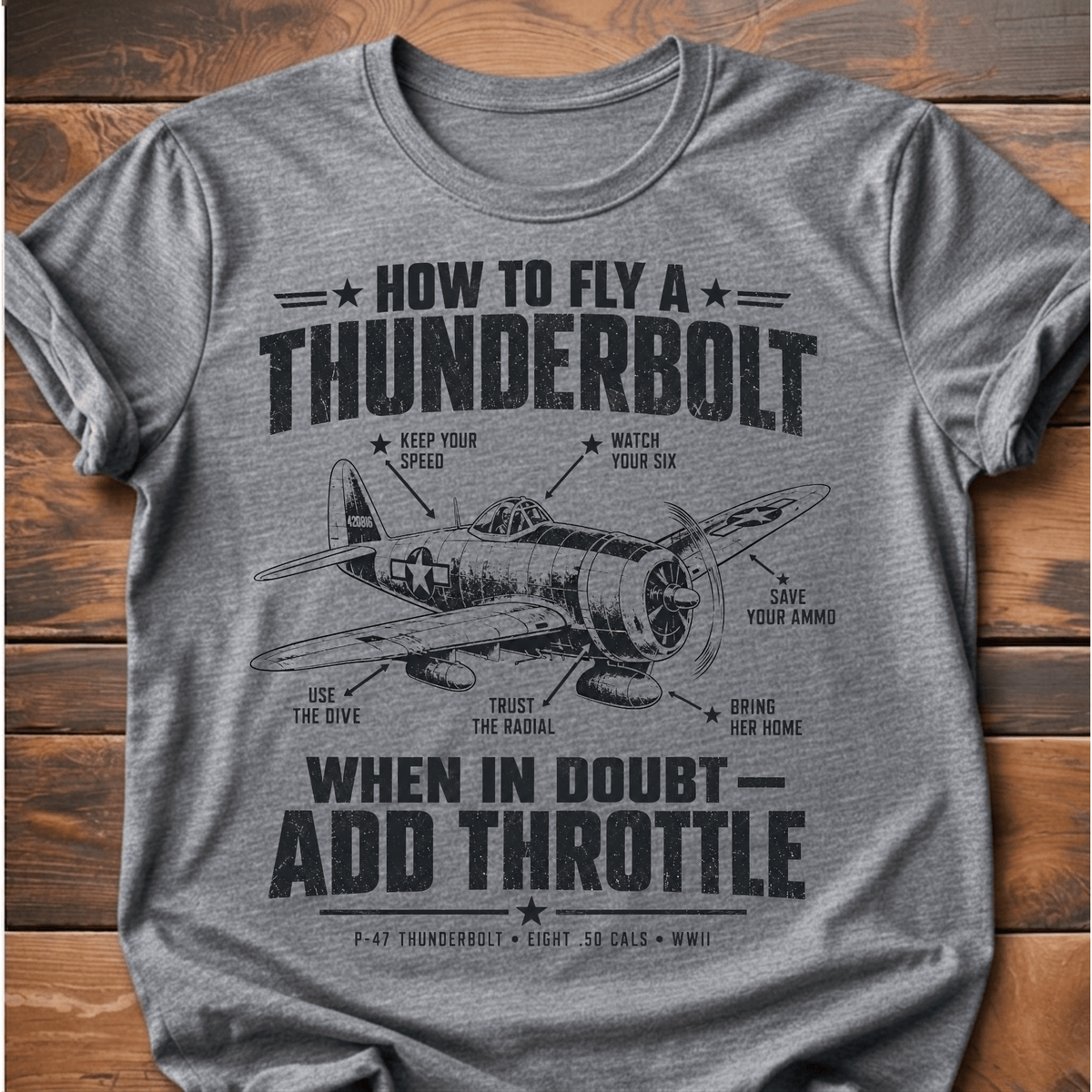 How To Fly A Thunderbolt T-Shirt