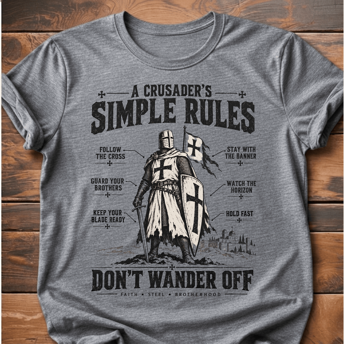 The Crusaders Simple Rules T-Shirt