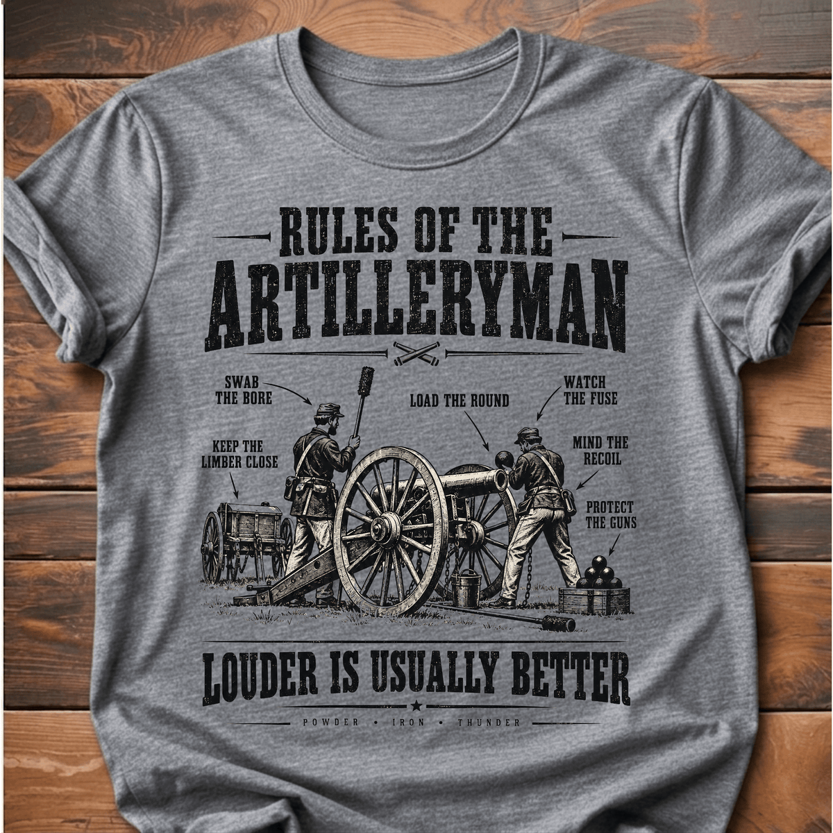 Rules of the Artilleryman T-Shirt