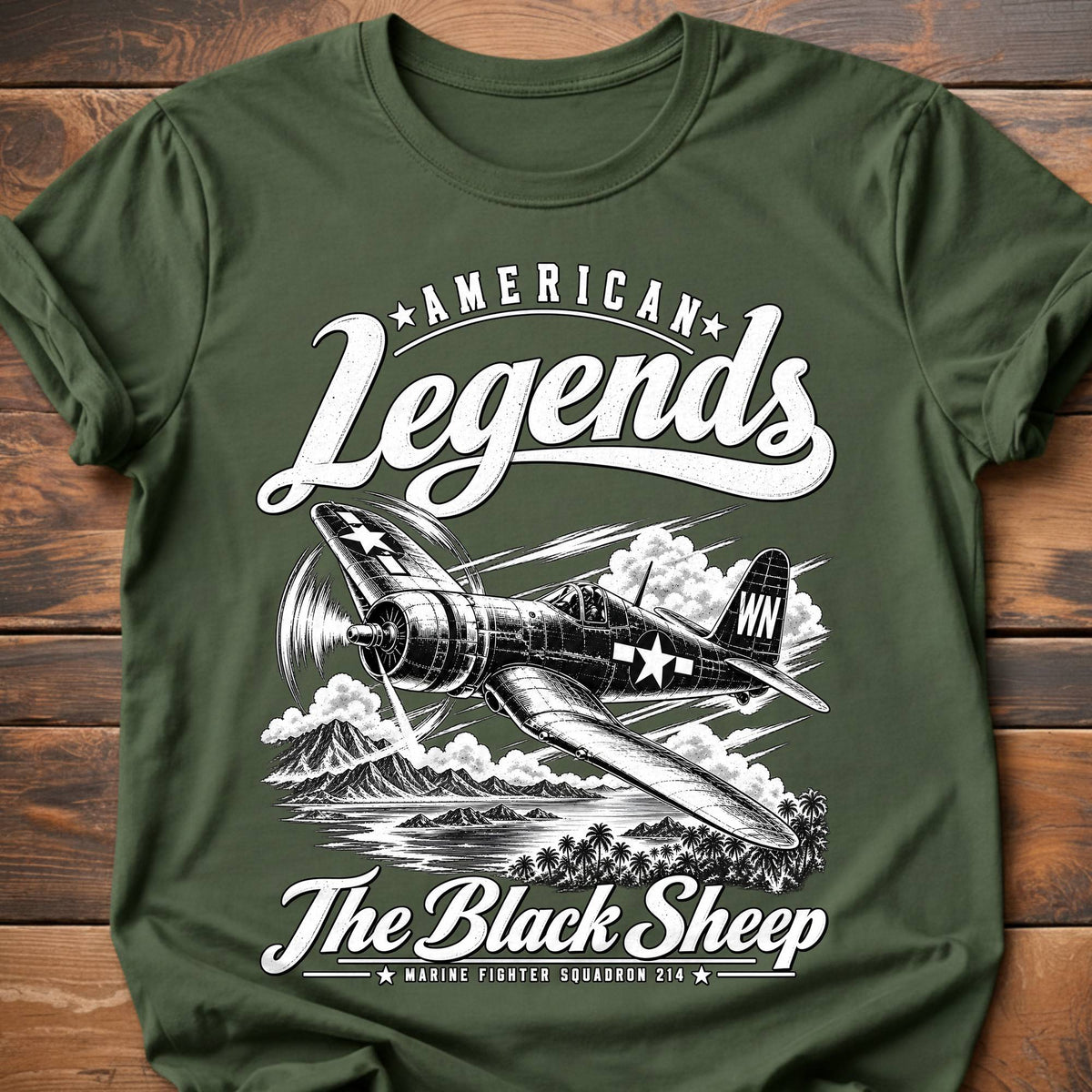 The Black Sheep T-Shirt - Military Green