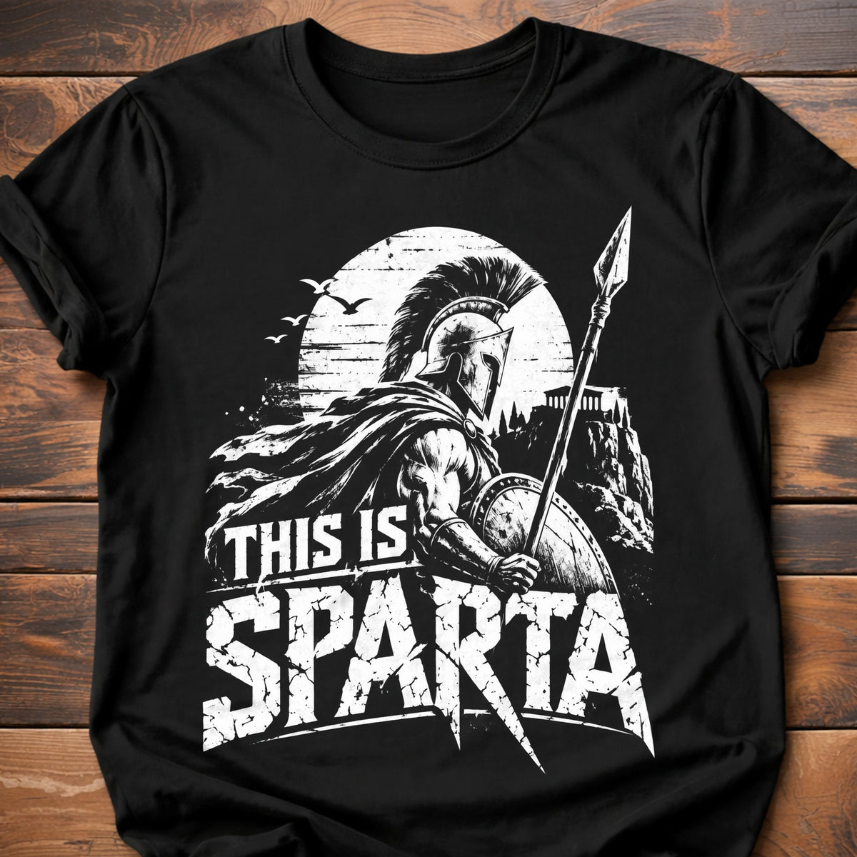 This Is Sparta T-Shirt - Black