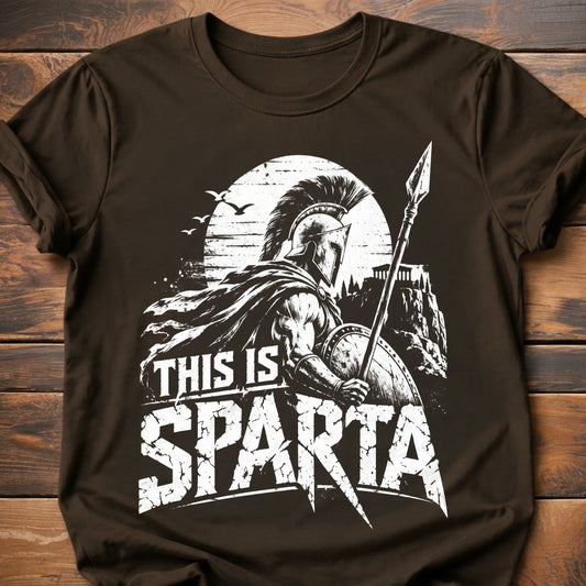 This Is Sparta T-Shirt - Dark Chocolate