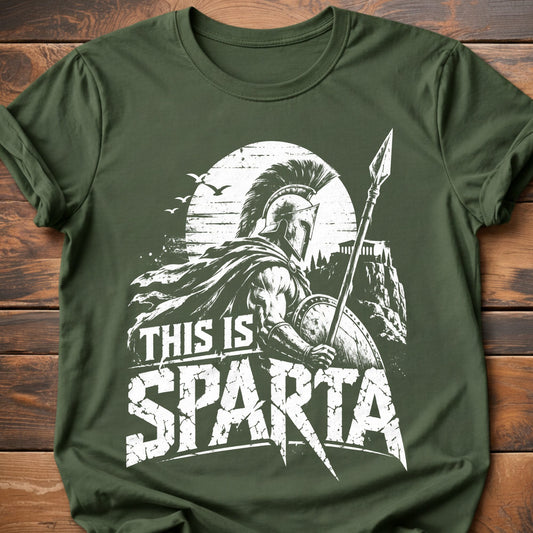 This Is Sparta T-Shirt - Military Green