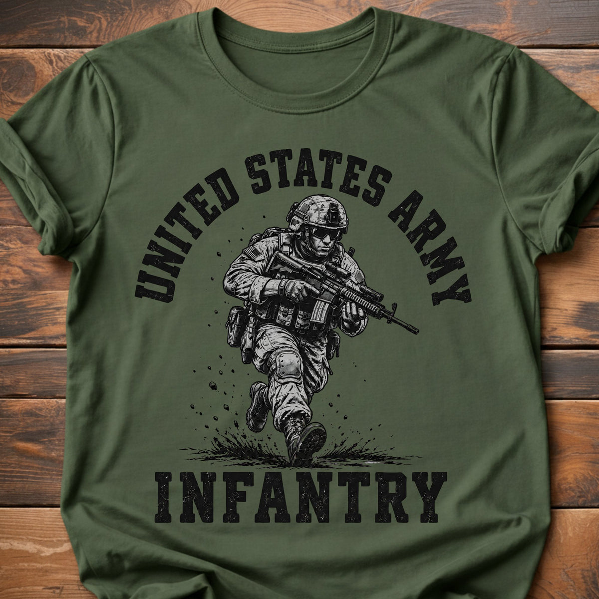 United States Army Infantry graphic t-shirt - Military Green