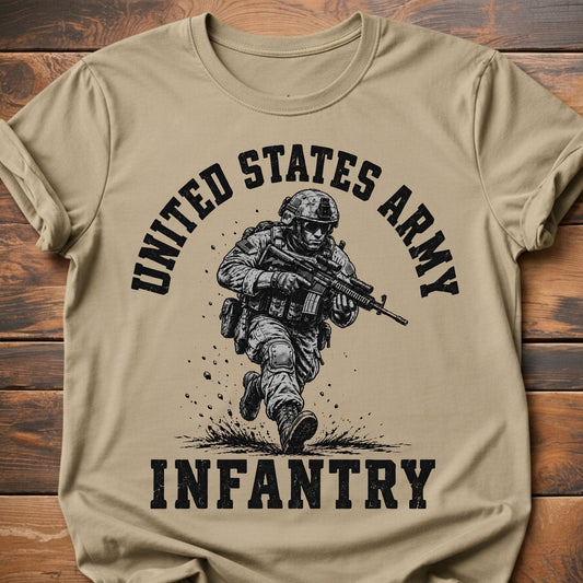 United States Army Infantry graphic t-shirt - Sand