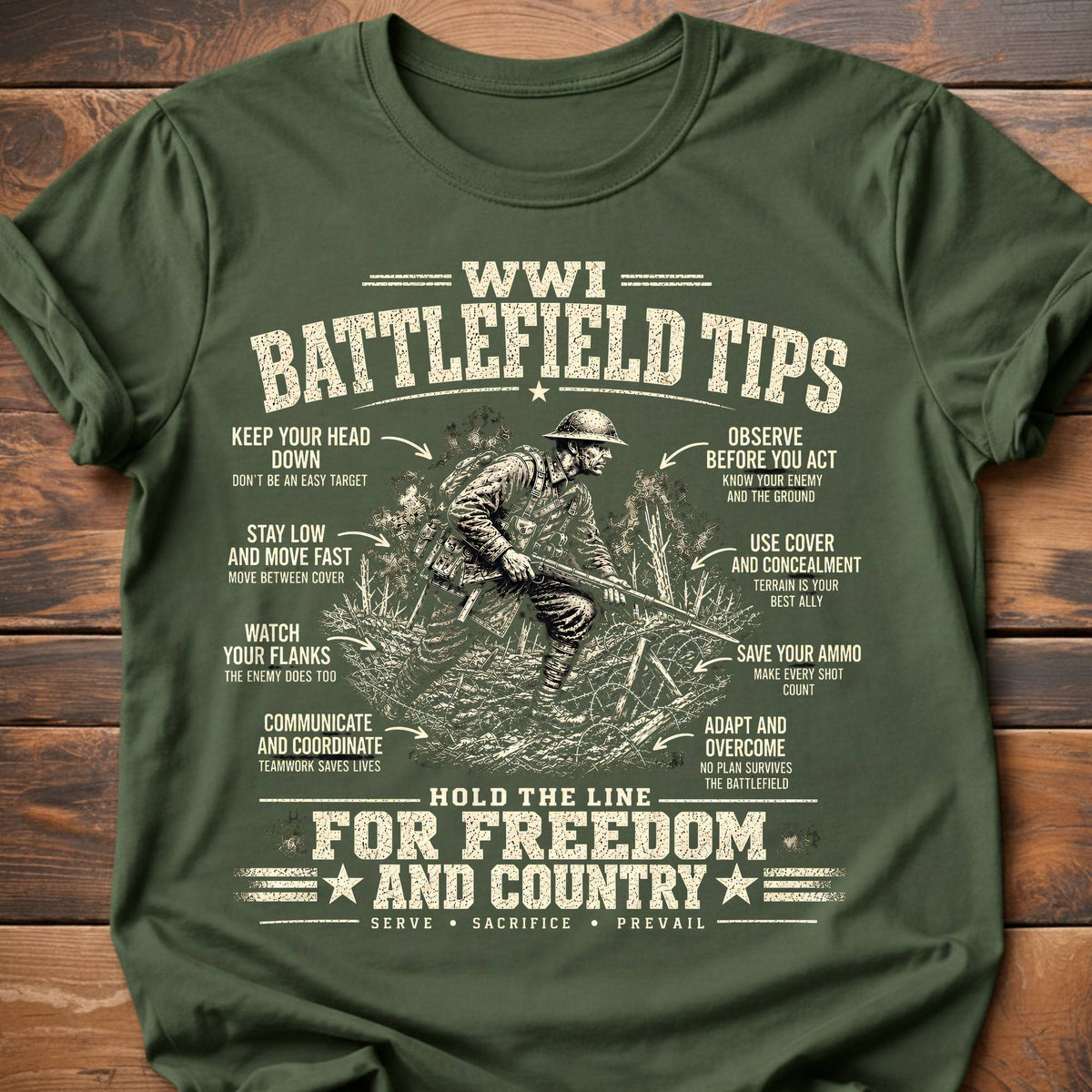 WWI Battlefield Tips T-Shirt
