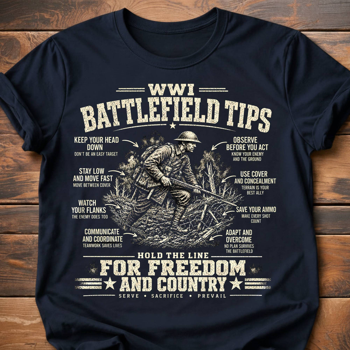 WWI Battlefield Tips T-Shirt