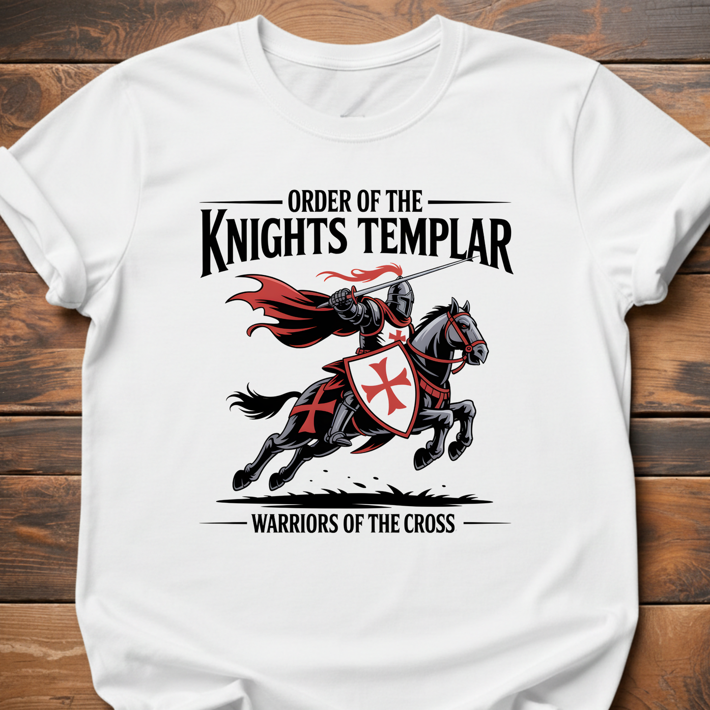 Order of the Knights Templar Warriors of the Cross T-Shirt