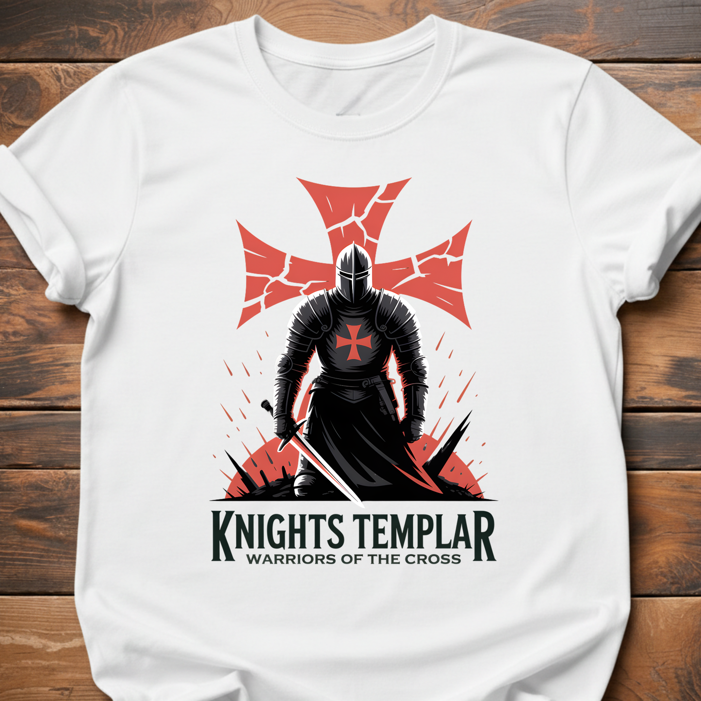 Templar Warrior Graphic T-Shirt
