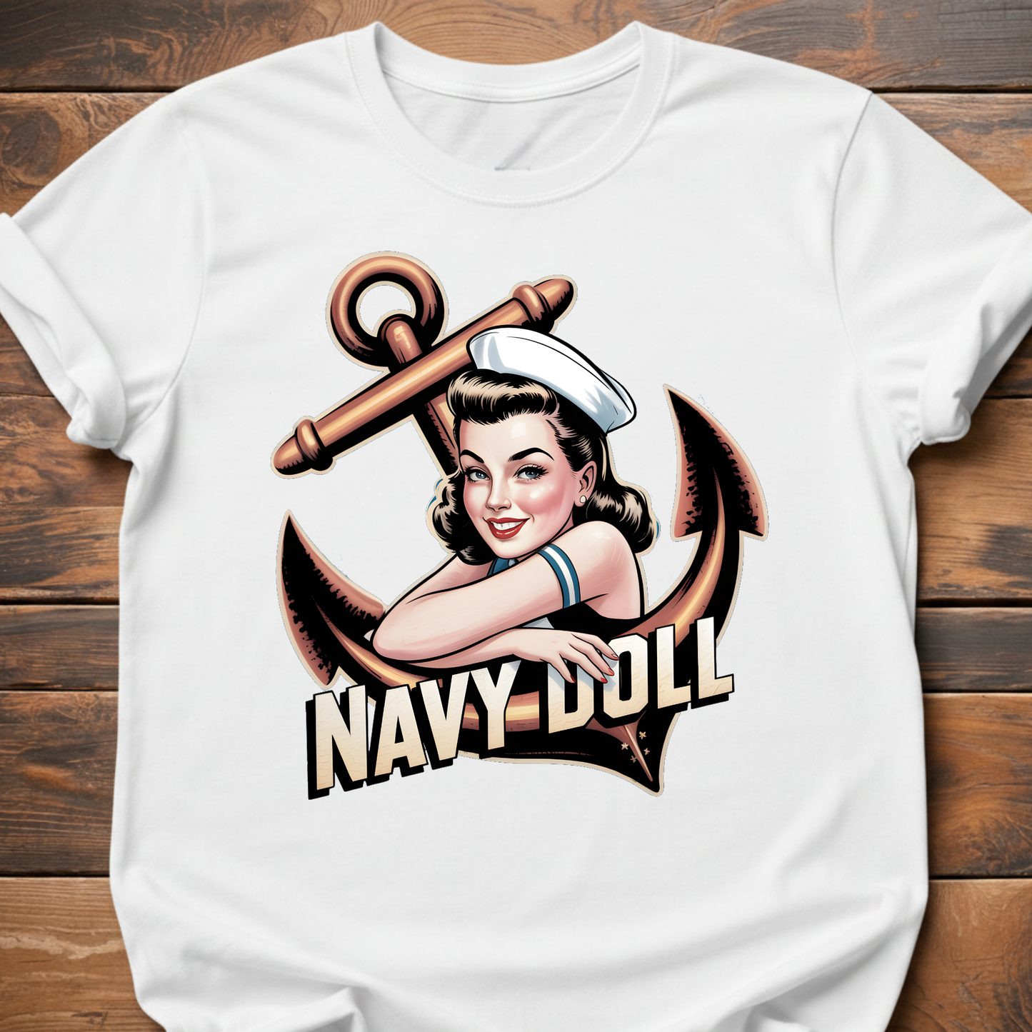 Navy Doll T-Shirt