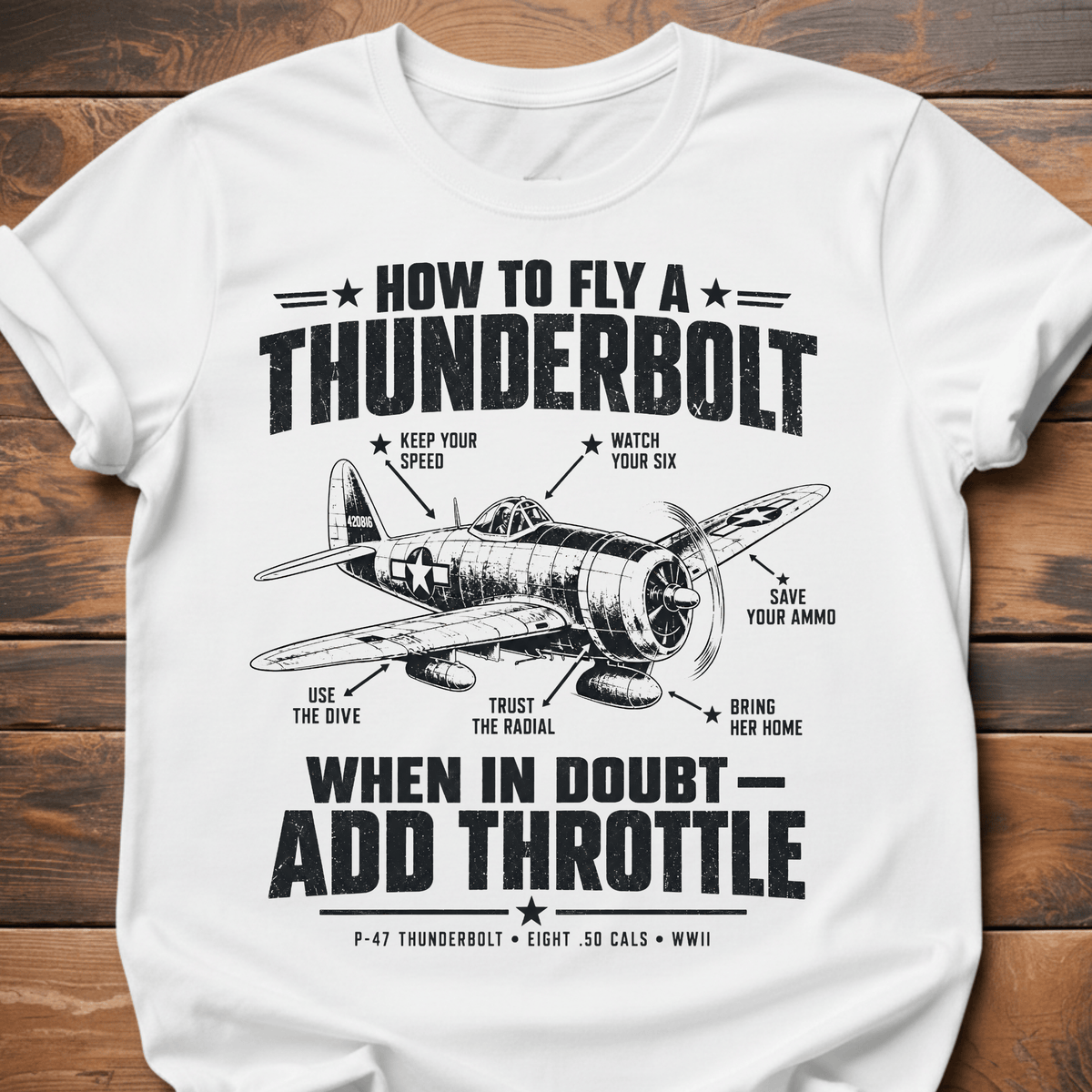 How To Fly A Thunderbolt T-Shirt